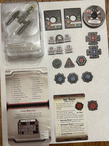 Star Wars X-Wing - TIE Advanced Expansion Pack  complete