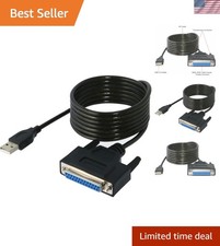 Versatile USB 2.0 to DB25 Parallel Printer Adapter - Easy Connection Solution