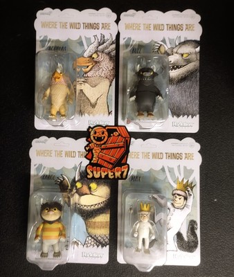 Super7 Where The Wild Things Are ReAction Figures Wave 1 Max  Carol Bull Douglas