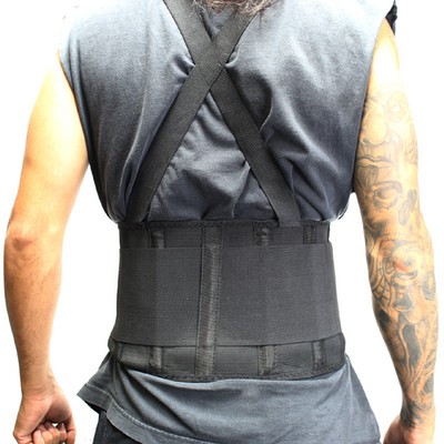Perrini Back Support Belt Pain Relief Waist Gear for Lifting   All Sizes