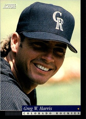 1994 Score #374 Greg W. Harris - BB