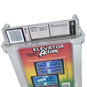 NES Elevator Action WATA 7.0 CIB 5-Screw Complete In Box Graded Nintendo Game