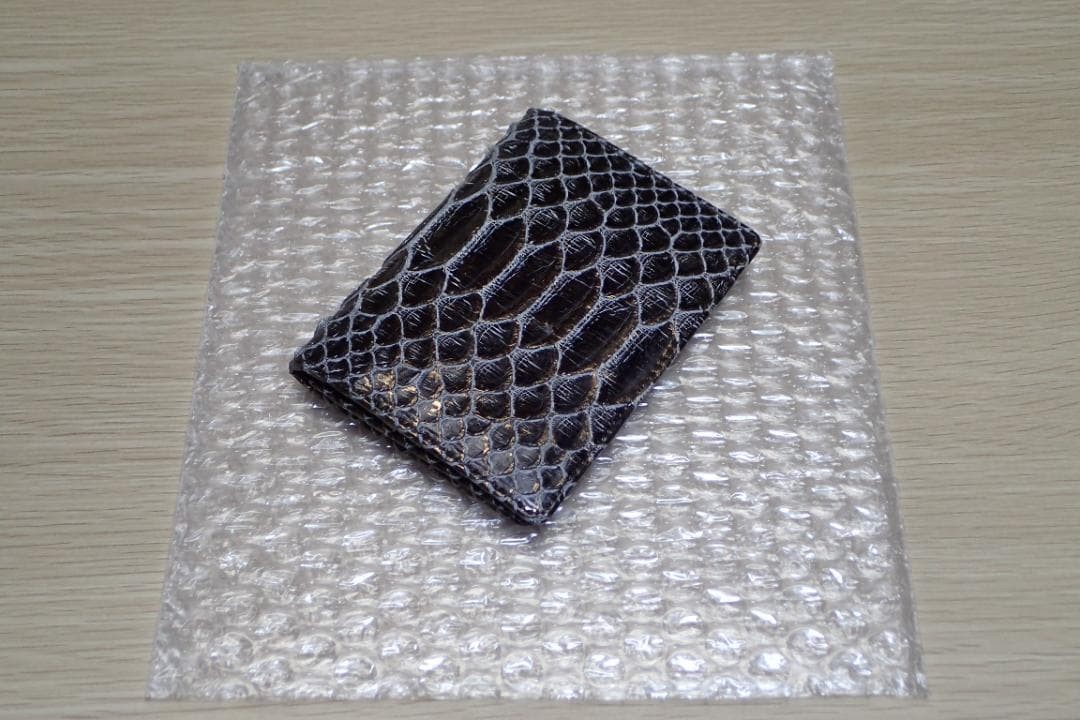 Brand new, unused, full python leather, original … - image 1