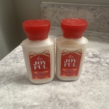 Bath And Body Be Joyful Retired Set Of 2 Mini 3 Oz. Size Body Lotion
