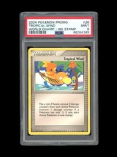 Pokemon PSA 9 MINT 2004 Tropical Wind World Championship Card Black Star 26