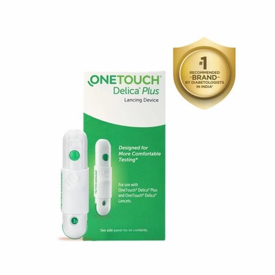 OneTouch Delica Plus Lancing Device Virtually Pain Free Blood Glucose Test..10