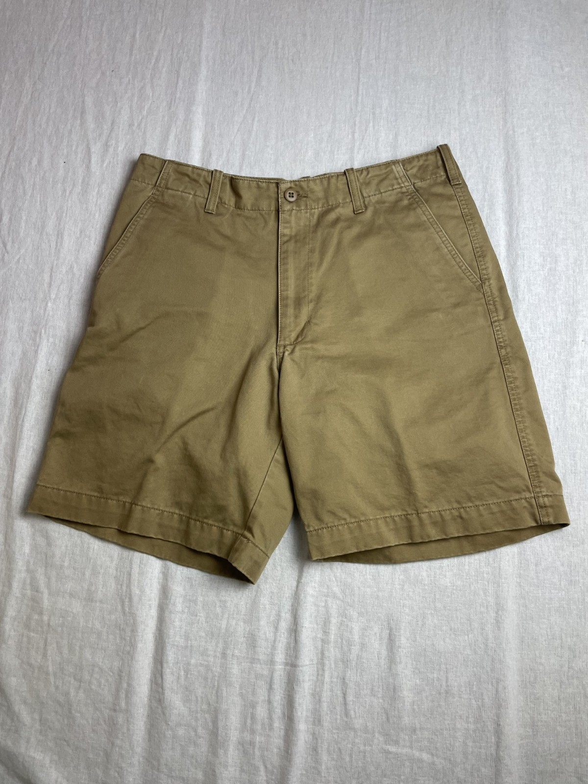 Vintage 90s Y2K Gap Hipster Brown Mens 32 Utility Gorpcore Cotton Cargo Shorts