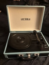 Victrola VSC-550BT Blue Journey Suitcase Bluetooth Record Player