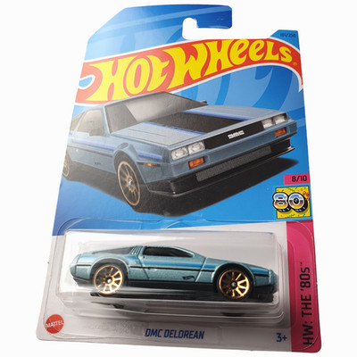 Hot Wheel DMC DELOREAN Car The 80s Blue Sport 101/250 8/10 2022 NEW Sent In Box