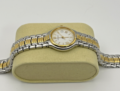 Wittnauer Be8190-9554 White Tone Gold Quartz 35.5mm Dress 