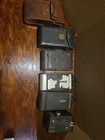 Lot Of 4 Vintage Kodak Cameras - Untested With 2 Cases.