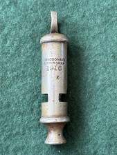 WW1 1916 Dated British Army Officers Trench Whistle.
