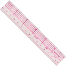 Westcott Transparent 10ths Graph 1 Count (Pack of 1), translucent color 