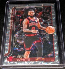 2025-2026 Topps Basketball Coby White Diamond #34 Chicago Bulls