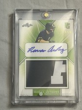 2021 Leaf Perfect Game National Showcase Rookie RC Game Used Jersey Autographed
