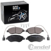 Eurobrake BremsbelÄGe Satz Vorderachse Passend FÜR Alfa Romeo Mito Fiat Bravo
