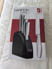 HAMPTON  FORGE 5 PIECE CUTLERY SET/ BRAND NEW 