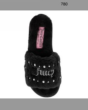  new Juicy Couture Women's Gyanna 2 Embellished Slippers size Medium 6.5-7.5