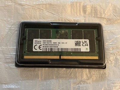 SK Hynix 16GB 1Rx8 PC5-5600B DDR5 5600MHz SODIMM Laptop Memory HMCG78AGBSA092N