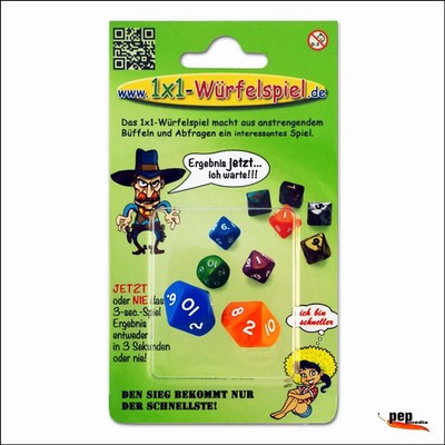 1x1-Würfelspiel Markus Neumann Deutsch 2014 pep media e.K. EAN 4280000138026
