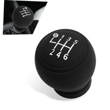 Car Gear Shift Knob Cover, 6 Speed Silicone Anti-Slip Gear Shift Protector,