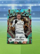 2023-24 Topps Cromo UCC Golazo Gareth Bale Aqua/199 Real Madrid