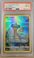 2023 Pokemon Crown Zenith Lapras Full Art GG05/GG70 PSA 8