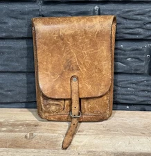 Vintage Roy Gfeller Casemaker Leather Geoscience Field Case Pen & Notebook Case