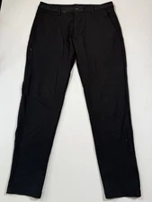 BYLT Everyday 2.0 Pants Mens Large Size 34x30 Black Chino Performance Stretch