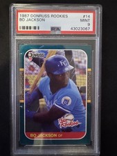 1987 Donruss The Rookies #14 Bo Jackson PSA 9