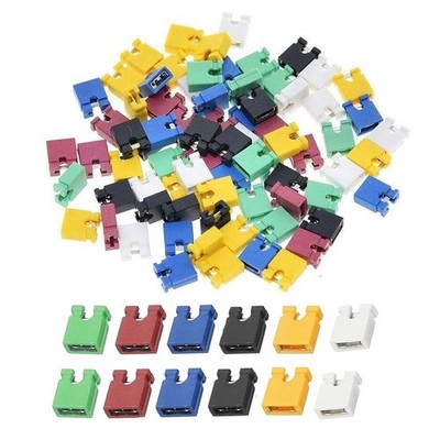 Mini Jump 2,54mm Pitch Jumper Cap Kurz/Lang-Verbindung Header Schaltung Shunt