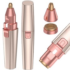Esermoon Rose Gold facial hair remover eyebrow trimmer
