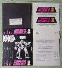 INFINITY GAUNTLET RETAILER PROMO PACK PROMOTION KIT NEW MARVEL COMICS GROUP 1991