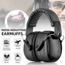 Ear Defenders SNR 34dB Ear Muffs Protectors Hearing Adjustable Adult Kids UK NEW