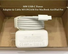 OEM 30W USB-C Adapter Charger For Apple Macbook Air Pro 13-inch 20V 2019 2020 US
