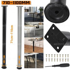 710-1100MM ADJUSTABLE KITCHEN WORKTOP/DESK/BREAKFAST BAR TABLE LEG 40MM BAR GB
