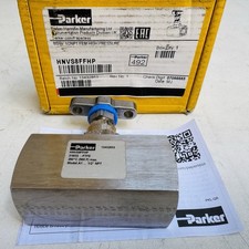 Parker HNVS8FFHP 316SS PTFE Model A1 1/2" NPT Needle valve Parker Hannfin