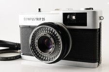 RED FLAG OK NEAR MINT Olympus TRIP 35 Rangefinder 35mm Film Camera From JAPAN