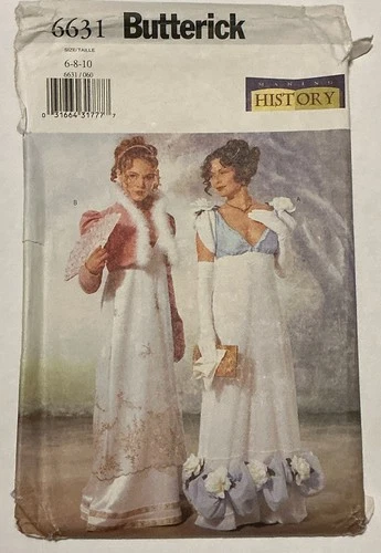 Butterick History Pattern #6631 Petite Jacket & Dress Sz. 6-10 Uncut