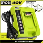 Rapid Charger For Ryobi 40V OP408VNM Lithium Battery OP406VNM OP40602 OP401 LED