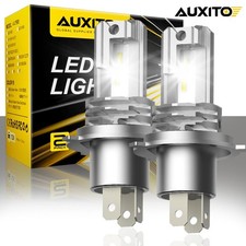AUXITO 2x H4 Headlight Globe Light LED 6500K High Low Beam Bulbs Kit White 12V