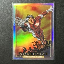 2024 SkyBox Marvel Masterpieces 92 Platinum Rainbow #69 Northstar