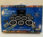 SANTANA - 9 Pad Electronic Drum Kit - Bluetooth & Audio Out - 2 Pedals & Sticks