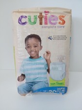 Cuties Complete Care Diapers Size 7 Pack Of 20 For 41 lbs Hypoallergenic NEW
