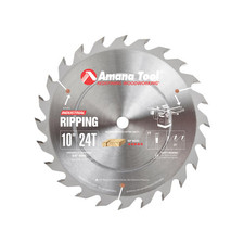 Amana Tool 610240 Ripping 10 Inch x 24T FTx 5/8 Bore Carbide Tipped Saw Blade