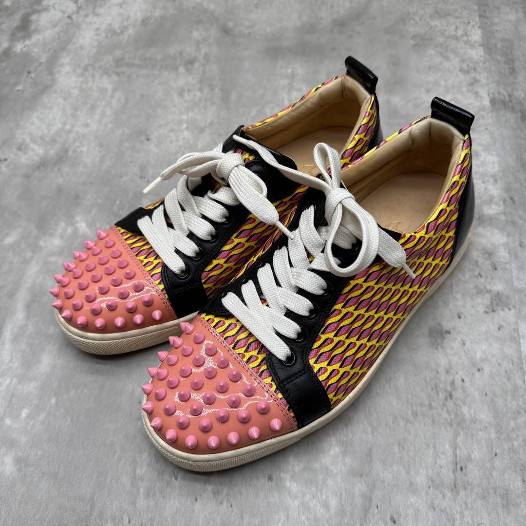 Christian Louboutin Sneakers Women's Size EU38 US8 Multicolor Canvas
