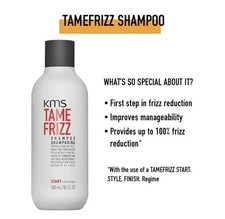 KMS Tame Frizz Shampoo New Pack 300ml Frizz Reduction Shampoo