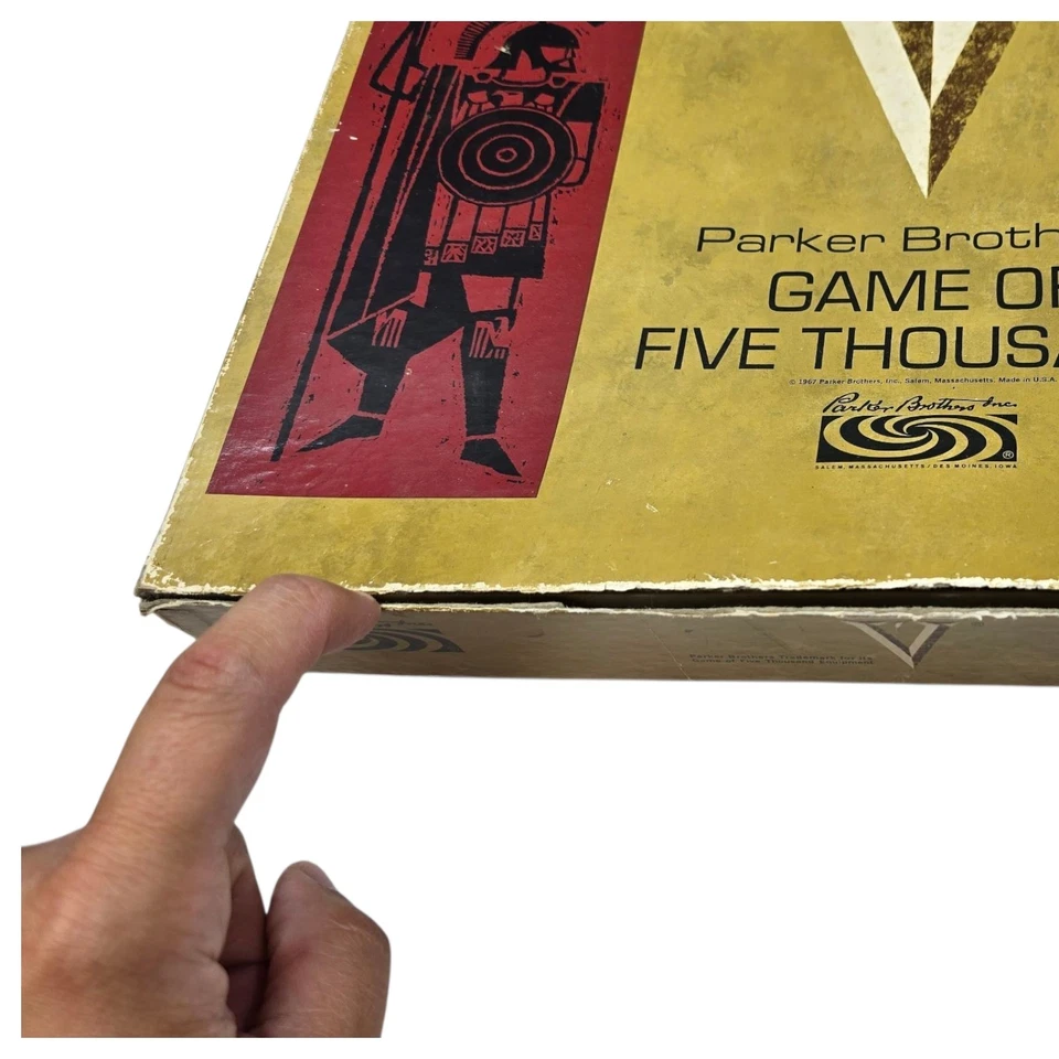 Vintage 1967 Deluxe Edition Of Parker Brothers Game Of Five Thousand. Complete.  - Image 4 of 4