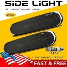 2PCS-4PCS Front+Rear Bumper Side Marker Light For 02-05 Honda Civic Si EP3 3DR