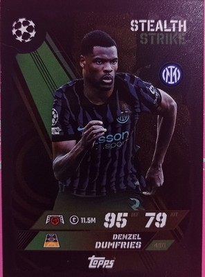 TOPPS MATCH ATTAX  2026    STEALTH STRIKE CARD DENZEL DUMFRIES  456